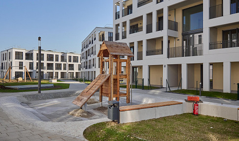 Neubau 2-Zimmer-Wohnung mit EBK im Penthouse-Stil München-Lochhausen