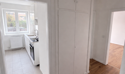 Renovated one-bedroom apartment.