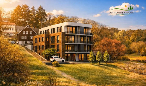 "Am Sonnenhang" is the name of a property or location in Vielbrunn. A possible translation could be:

"Sunny Slope" (in Vielbrunn)
or
"At Sunny Slope" (in Vielbrunn)
or
"Sunny Slope, Vielbrunn"