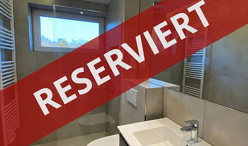 Completely renovated 3-room apartment with balcony, 2 toilets, and a luxury bathroom with barrier-free access.