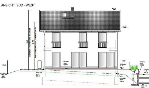 New single-family house construction in Hof-Krötenbruck.
