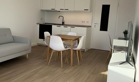 Quiet 2-room apartment with balcony (unfurnished).