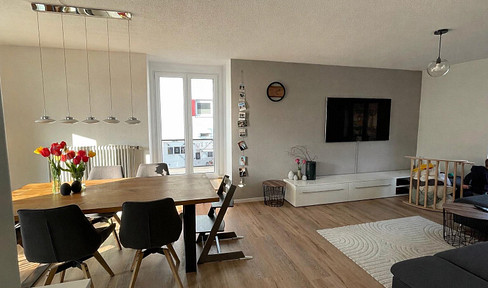 Modern 3-room apartment with garden and terrace, located in a central area of Neuenburg.