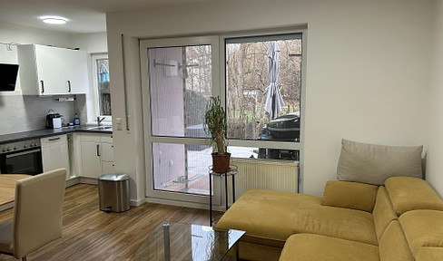 Fully furnished 2-room apartment with a large terrace.