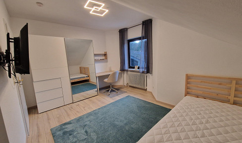 WG-Zimmer, vollmöbliert, voll ausgestattet, Smart TV, großer Garten