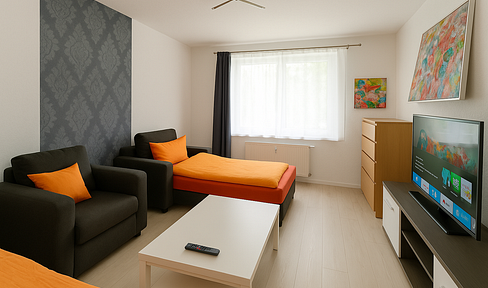 Möblierte Wohnung in Leipzig