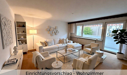 Provisionsfreie, helle 3-Zimmer Wohnung mit Balkon in Karlsruhe Innenstadt-West