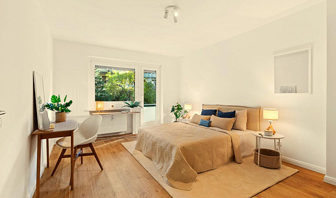 Modernisierte 2-Zimmer-Wohnung am Eilbekkanal – Kanalblick, zwei Balkone, sofort frei