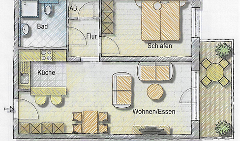 Zu verkaufen: 2,5-Zimmer Wohnung in Villingen-Schwenningen (nähe Uni)