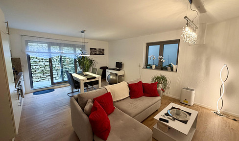 Modern 2-room apartment with energy efficiency rating A+, featuring a heat pump.