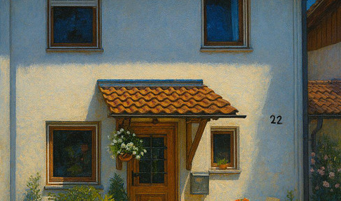 Ruhige Lage! Sehr gepflegte Doppelhaushälfte mit Kachelofen u. gemütlichem Garten in Kastl