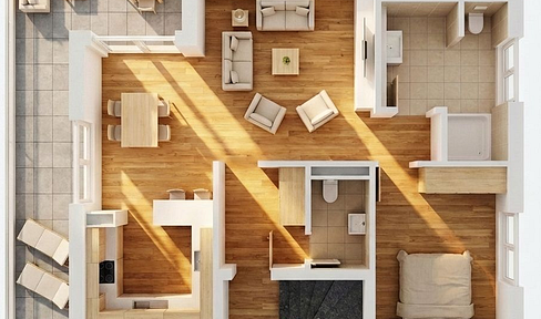 KfW 55 - Schöne Neubau DG Wohnung zu verkaufen !