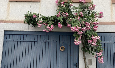 Haus mit zwei Wohneinheiten und einem separaten großen Garten