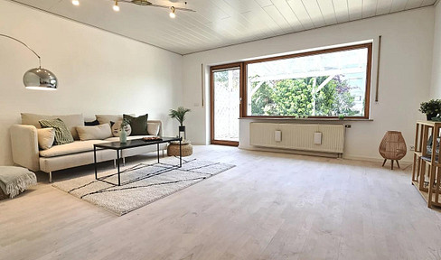 Completely renovated terraced house on a quiet street – perfect for a family to move in immediately.