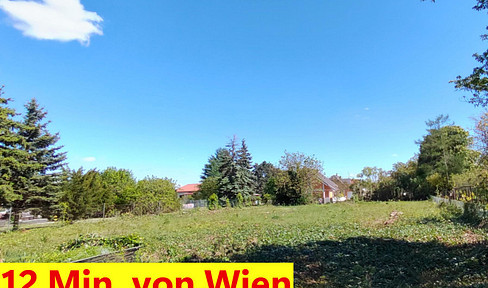 Baugrund * provisionsfrei * 12 Min. von Wien