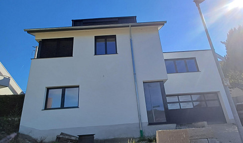 Lexus house with a beautiful view of the Alps.