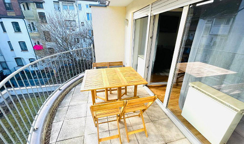 I am renting out my lovely small apartment with a balcony and garage.