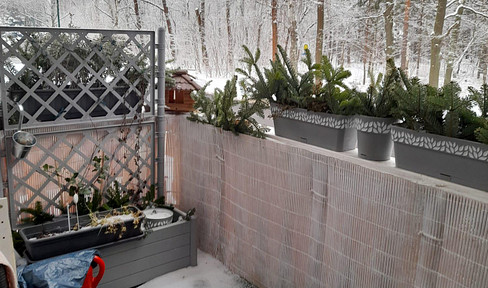 Bright 2-room apartment, 1st floor, in Cottbus-Gallinchen.