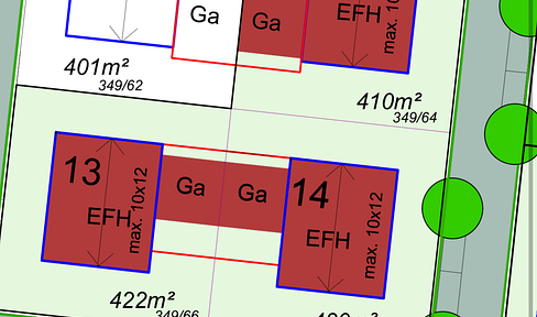 Building plot, 410 square meters.