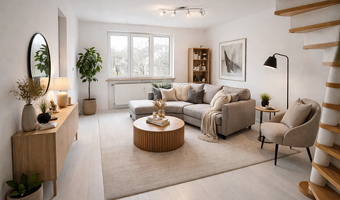 Charming 4-room maisonette apartment.