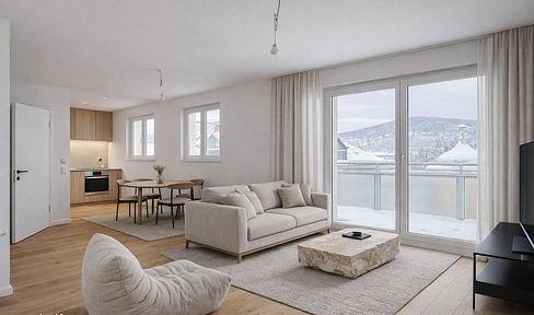 HOHE WOHNQUALITÄT MIT WEITBLICK – Erstbezug mit großer Terrasse & Top-Anbindung