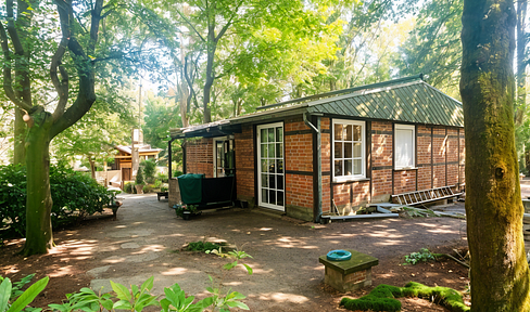 BEST PRICE: 3 detached houses, approximately 429 square meters of living space, plus over 53,000 square meters of land. Ideal for large families. Close to the A1 motorway and Hamburg.