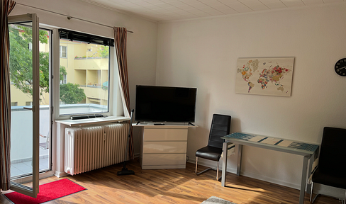 Sonniges Studio-Apartment (Pauschalmiete) in der Nähe des Volksparks