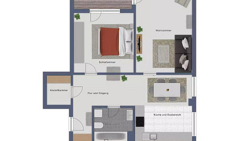 Helle wohnung 2,5 Zimmer 81m² voll möbliert, hervorragend in  Stuttgart