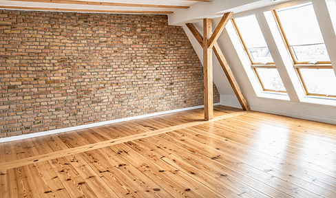 Overlooking the rooftops of Berlin - a stunning maisonette apartment with a rooftop terrace.