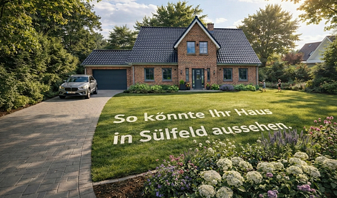 Living in a prime location, close to the golf course, on a 817 m² plot of land in Sülfeld.