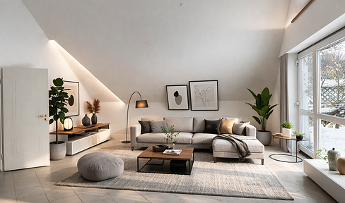 3-room apartment with a rooftop garden and terrace, located right on the city square.