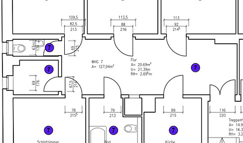 Großzügige 4-Zimmer-Wohnung in Gohlis-Süd – 2 Balkone – Top Lage