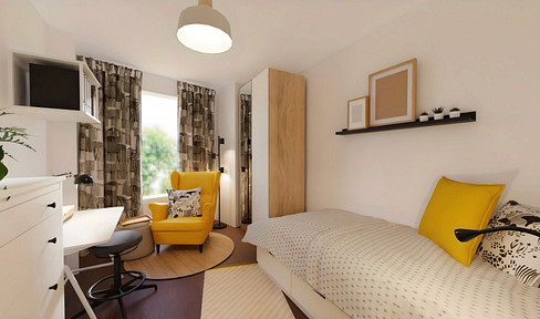 Modern living in the Mathildenviertel district – New shared accommodation for students and young professionals.