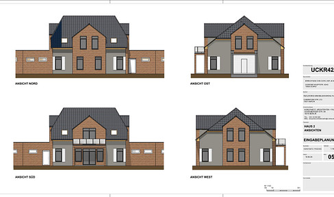 3 detached houses approved + potential for 6 additional detached houses – 8,261 m² in Luckau, district of Uckro.