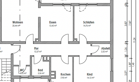 First occupancy after renovation: Bright 4-room apartment.