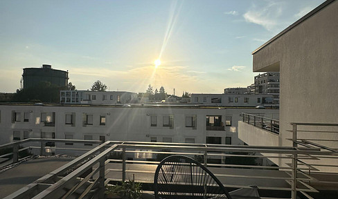 Lichtdurchflutete Wohnung mit Dachterrasse im Candis Quartier