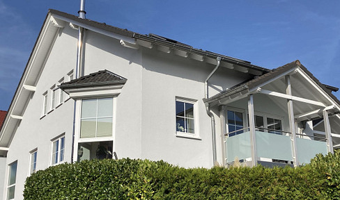 Lichtdurchflutete, teilbare Maisonette mit Südbalkon&Dachterrasse, Ofen, EBK, Garage+2 Stellplätze