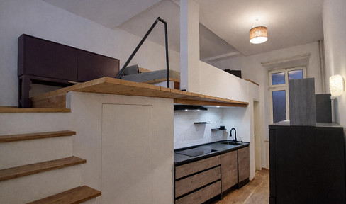 2-room maisonette apartment on the ground floor in Prenzlauer Berg.