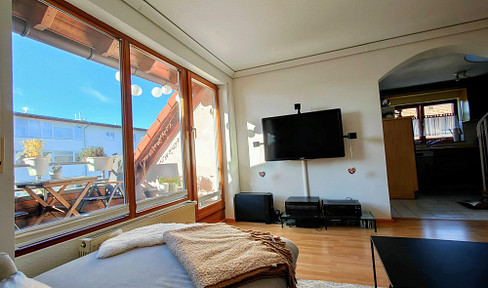 Wohnen auf zwei Ebenen – 3,5-Zimmer-Maisonette mit Loggia & Parkanlage in 78054 Schwenningen