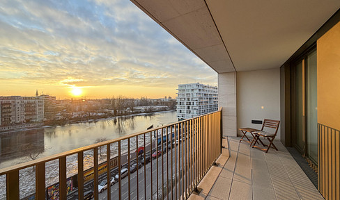 Exklusives möbliertes 2-Zi. Apartment mit Spreeblick