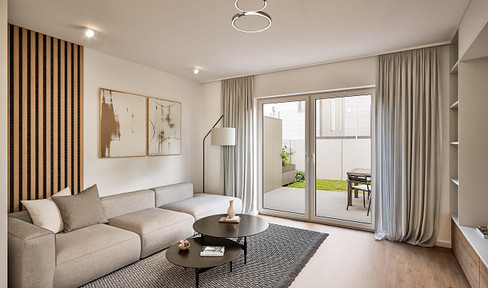 Semi-detached house with 5 rooms and a garden.