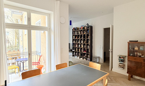 Neubau (kernsanierter Altbau) 115 qm, Garten, Balkon, Terrasse, Energiekl. B, beim Rüdesheimer Platz