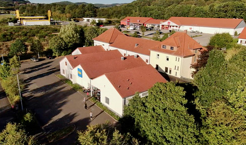 Flexible commercial space, 1,200 m², located next to an ALDI supermarket, with over 100 parking spaces, offering a variety of potential uses.