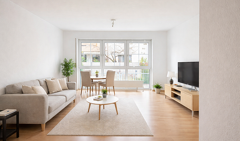 Attractive 3-room apartment with a terrace and garden, offering a 5% return on investment.