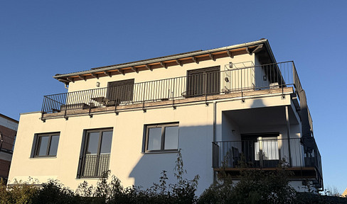 Exclusive Penthouse Apartment: Your sunny home with a semi-circular rooftop terrace.