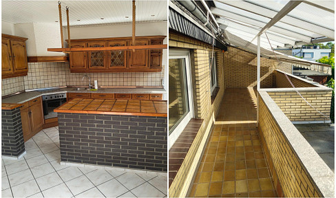 Modernisierte 80qm + 22qm Dach Masionette Wohnung in 40668 Meerbusch Lank EBK/Wärmepumpe/Solar