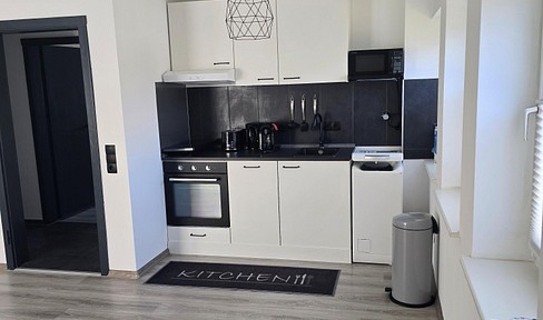 Renovated 2-room apartment with balcony and cellar, in a central location.