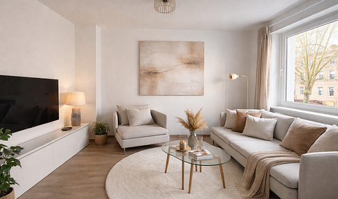 Newly renovated, stylishly furnished apartment in the Kreuzberg district, with a balcony.