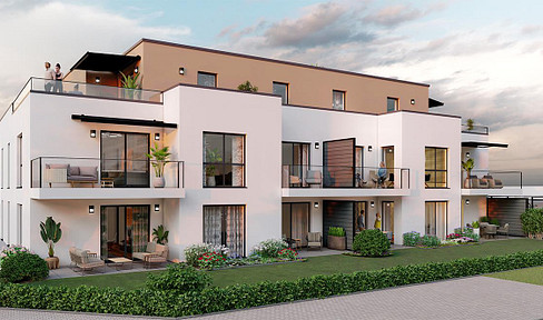 Stylish living in Minden - 4-room apartment with balcony, part of a multi-family building, featuring premium finishes.