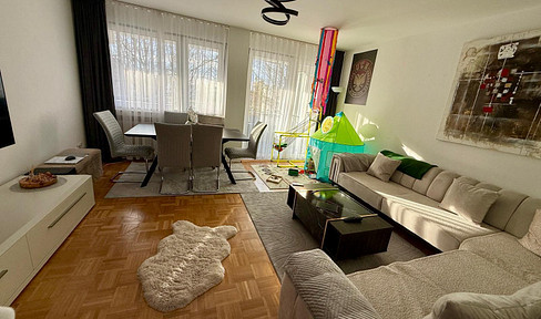 ruhige 3 Zimmer Wohnung mit Blick ins Grüne